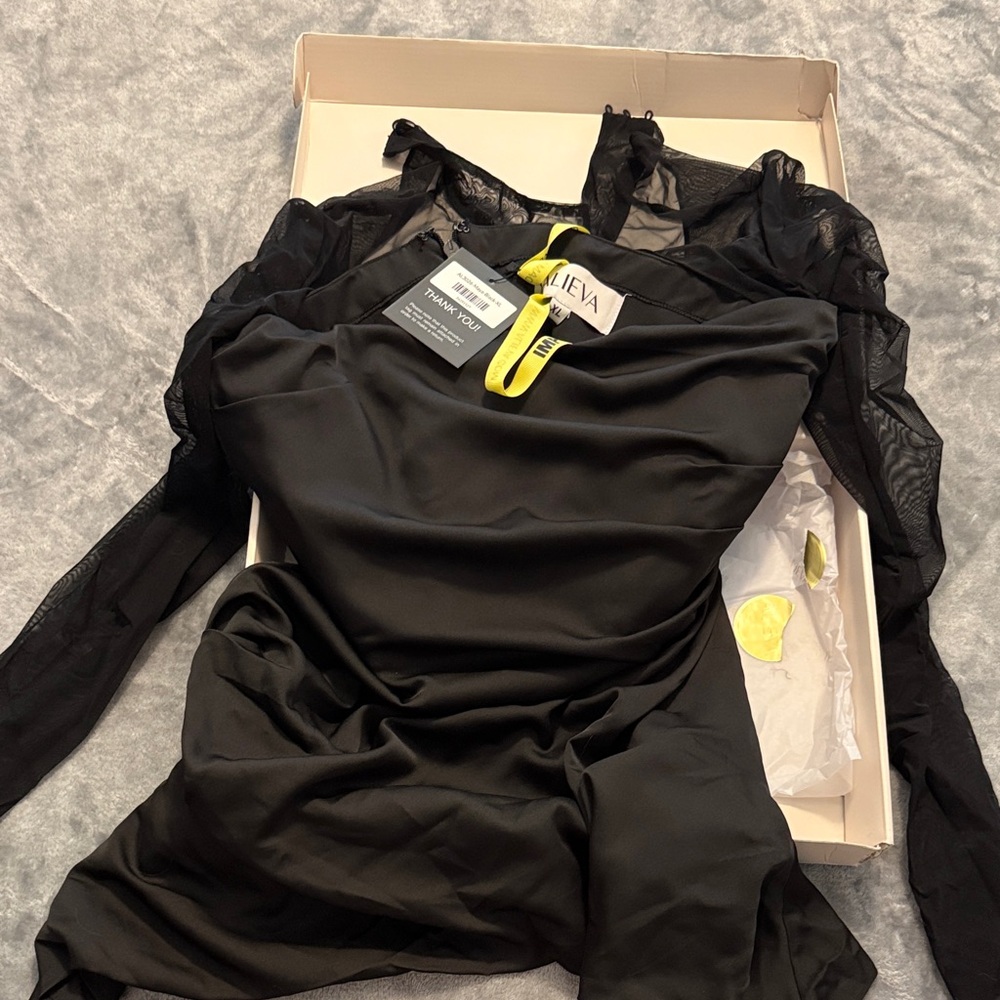 Aliava draped corset mini dress - Picture 4 of 8
